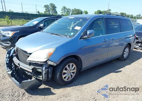 2006 Honda Odyssey Ex-L из США, поврежденный, VIN 5FNRL38686B035596